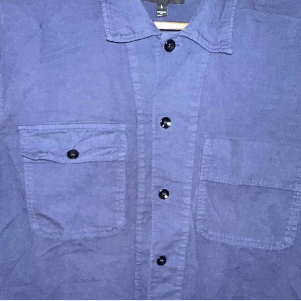 Banana Republic Casual Blue Button Down Sport Shirt Size Men’s Large